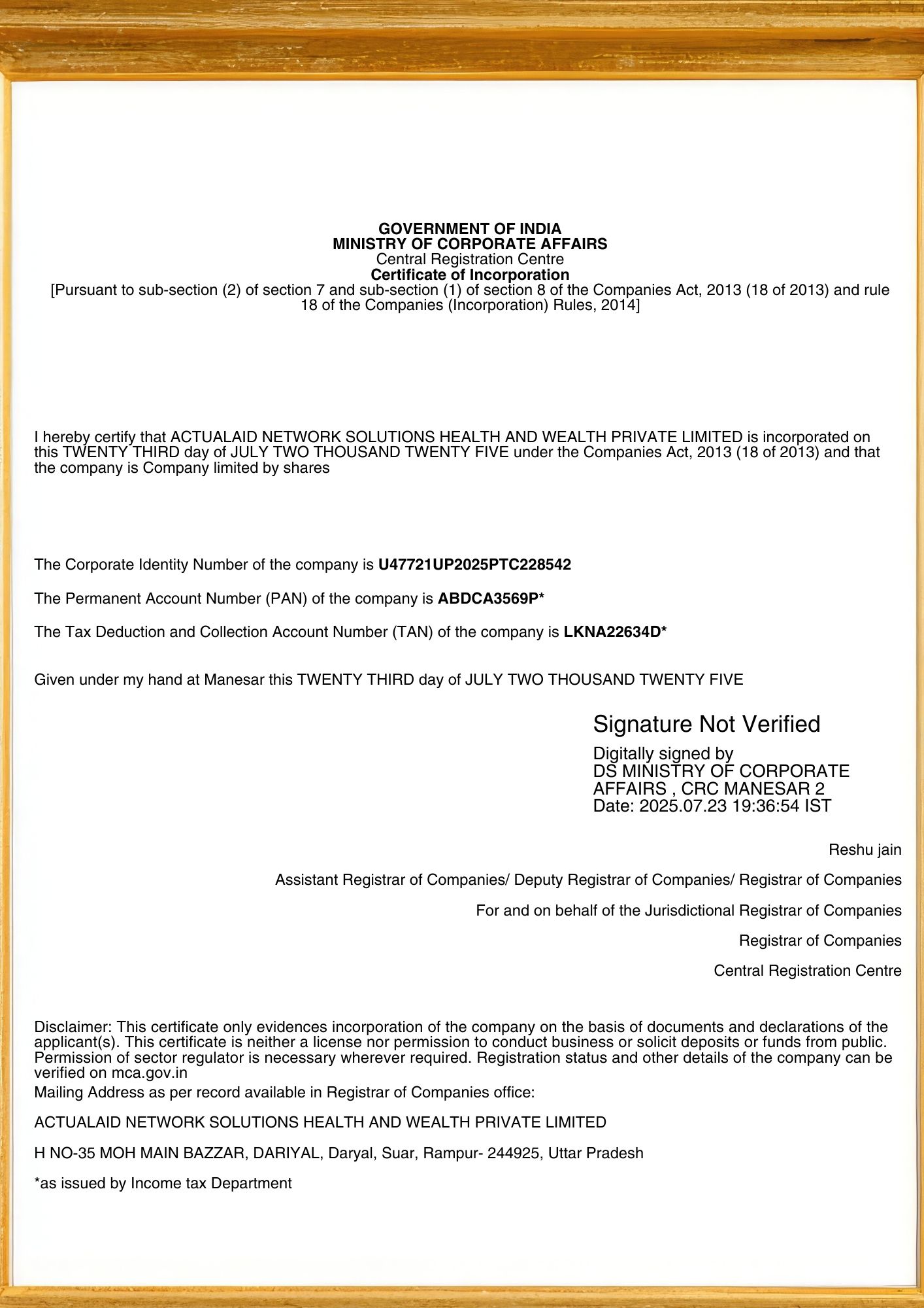 Legal Documents